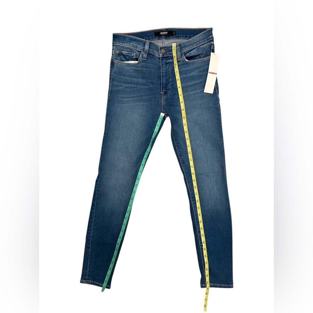 HUDSON Jeans Nico Super Skinny Mid-Rise Medium Wash Denim Size 27 NWT $195 MSRP - Picture 8 of 11